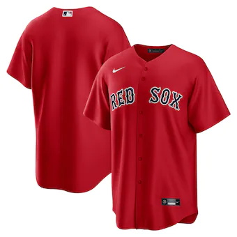 mens nike red boston red sox alternate replica team jersey_